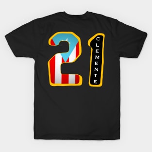 Roberto Clemente 21 Boricua T-Shirt